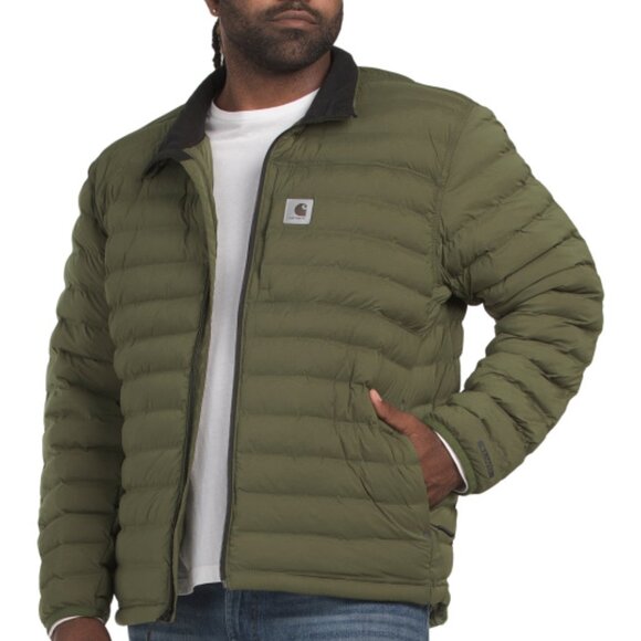 NEW CARHARTT Relaxed Fit Insulated Jacket in green for men 725 8m4 - Picture 1 of 3